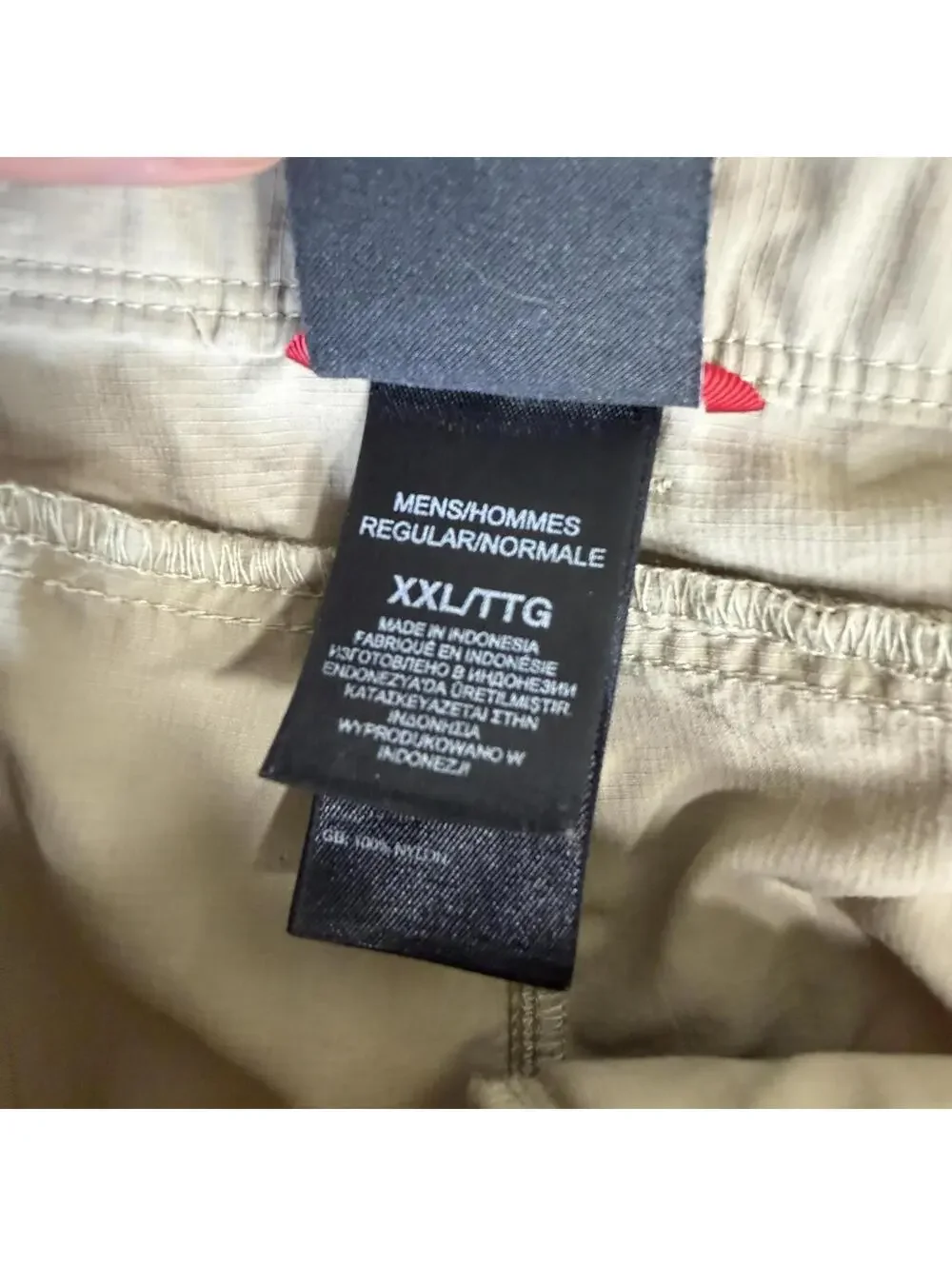 The North Face Hiking Pants Men 2XL XXL Beige Horizon Peak Surplus Cargo Outdoor